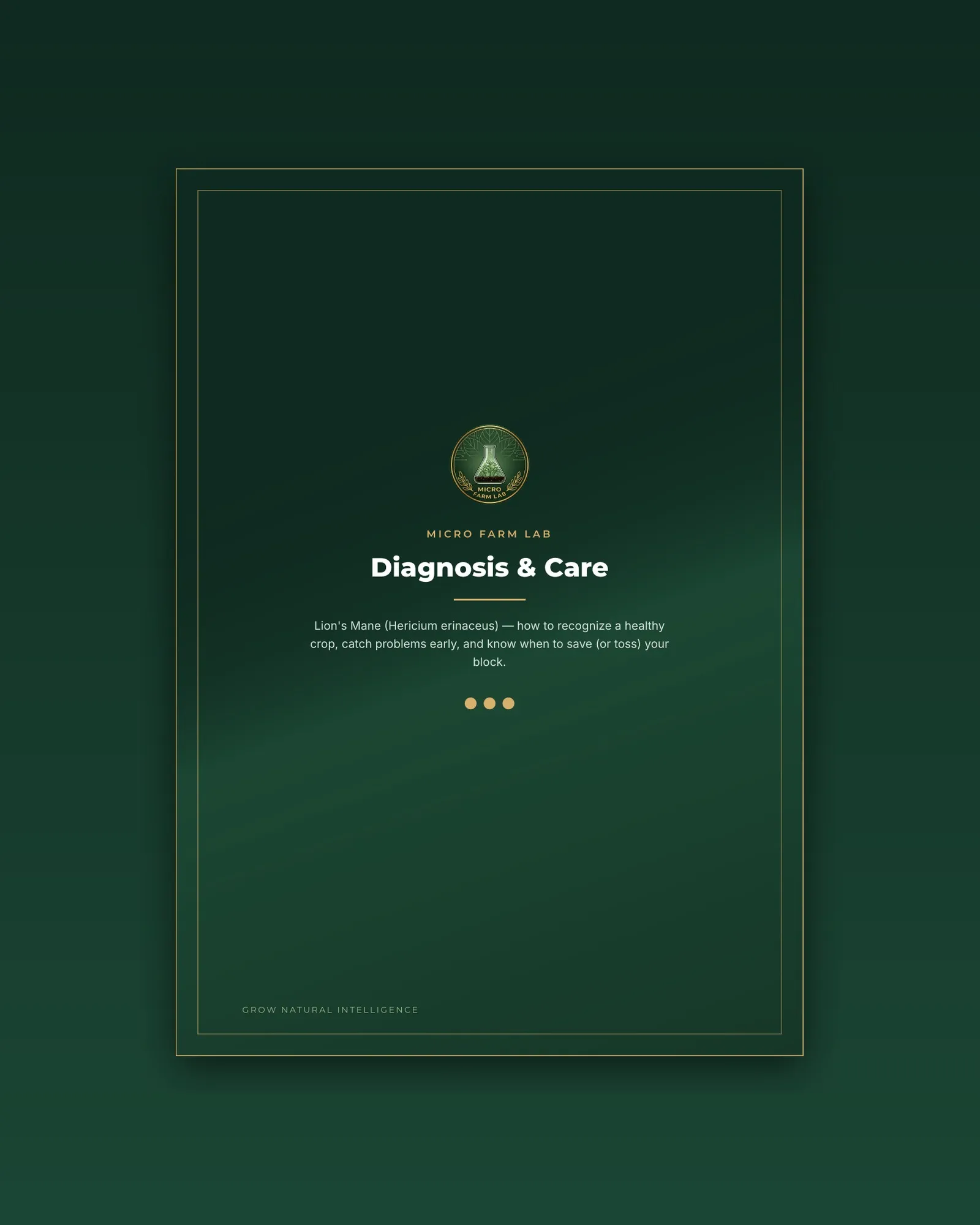 Diagnosis & Care